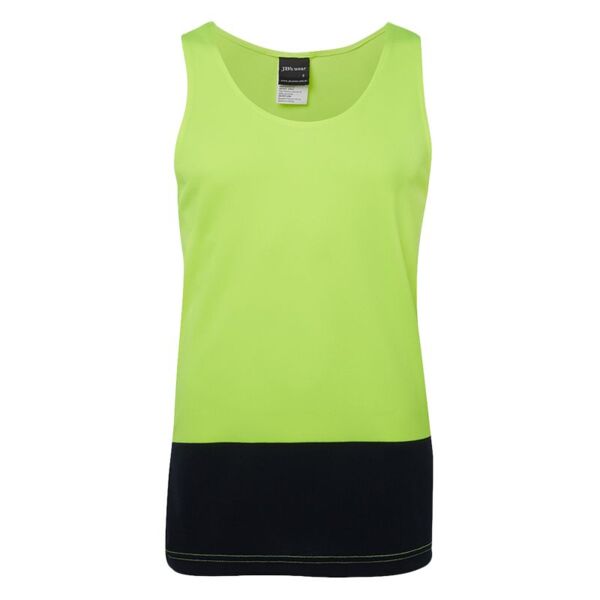 Mens Hi Vis Traditional Singlet Thumbnail