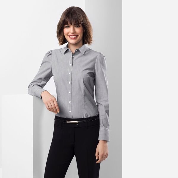 Women Euro Long Sleeve Shirt Thumbnail